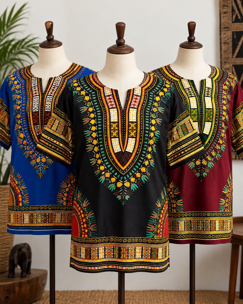 Handmade Dashiki Shirts - Traditional African