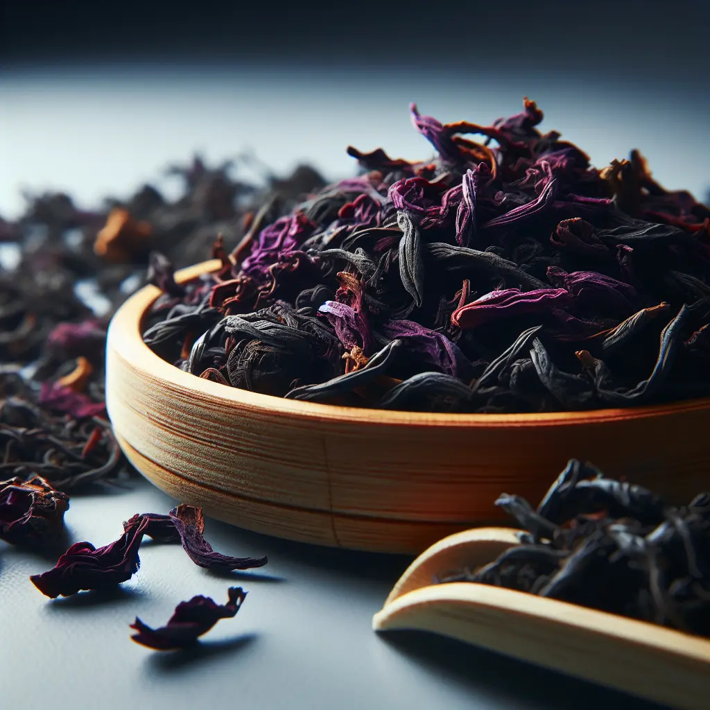 Dried Purple Tea (Pu-erh Style)