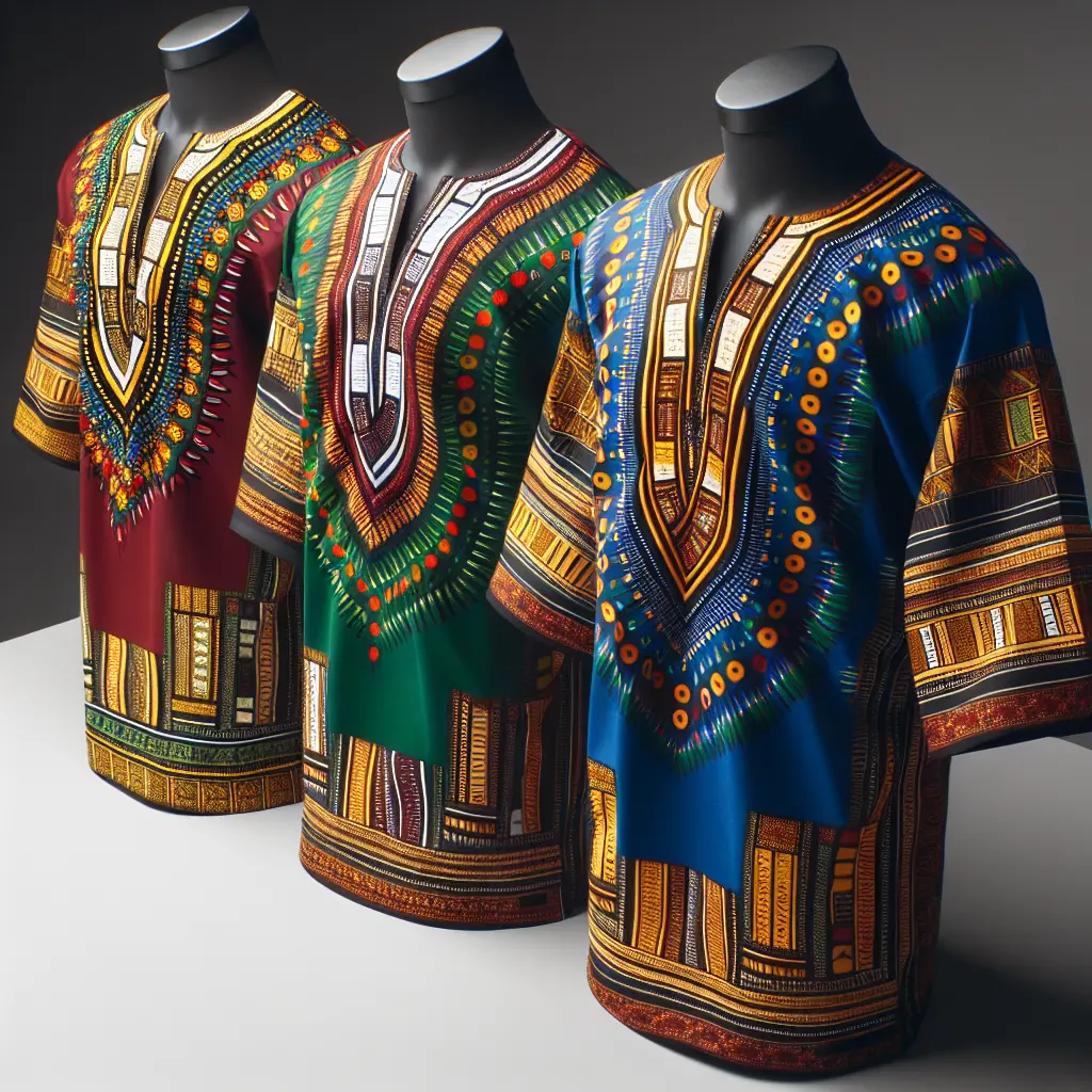 Handmade Dashiki Shirts - Traditional African