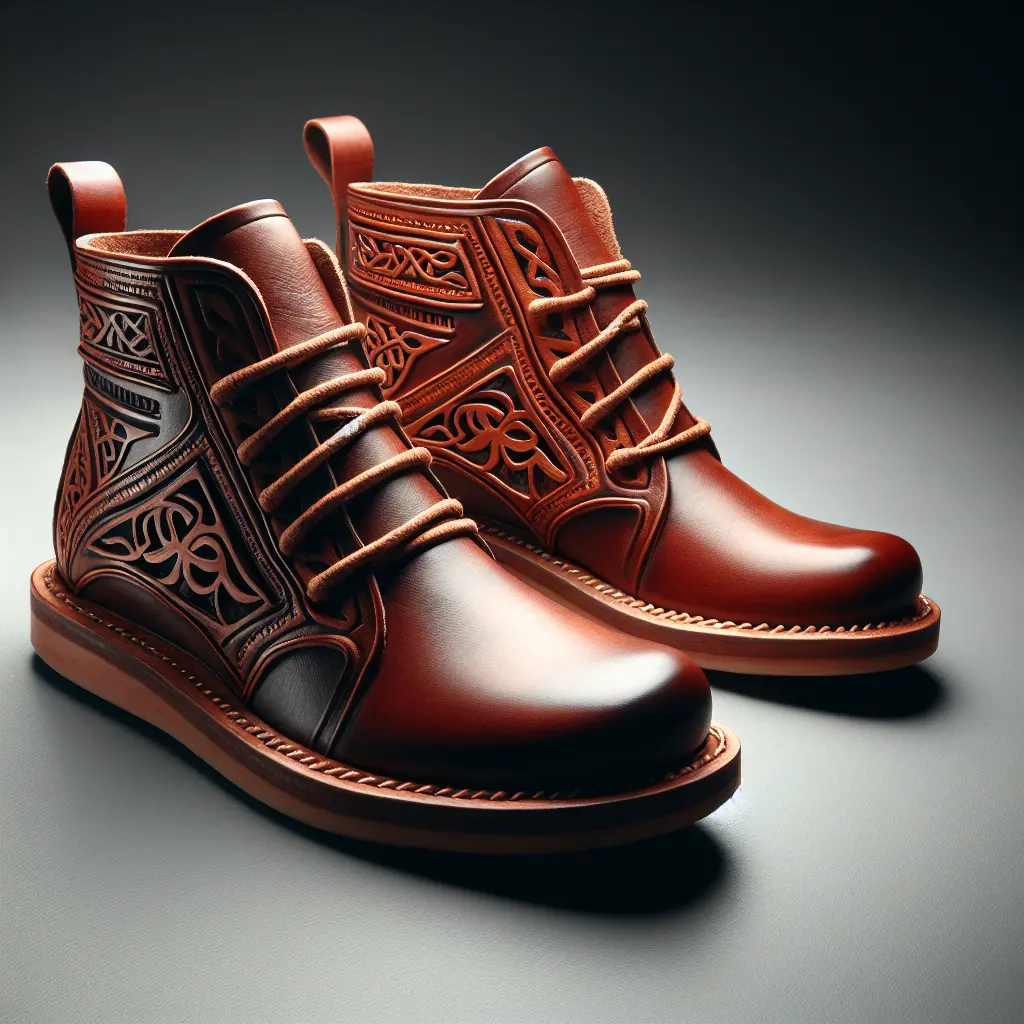 Handcrafted Leather Shoes - Traditional Design